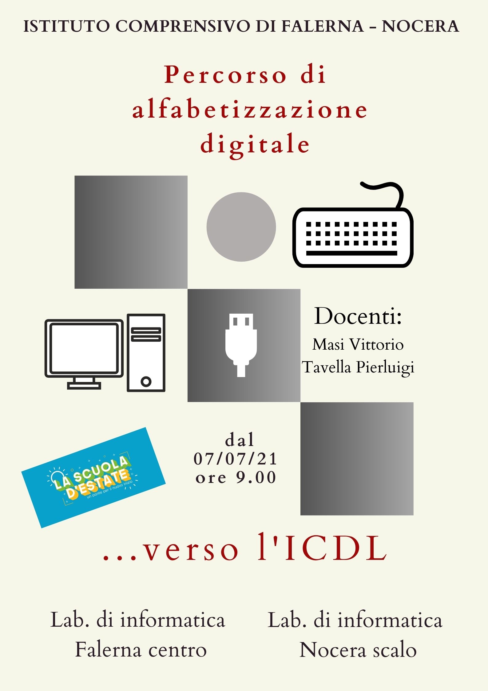 LOCANDINA PERCORSO DI ALFABETIZZAZIONE DIGITALE